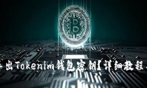 如何安全导出Tokenim钱包密钥?详细教程与注意事项