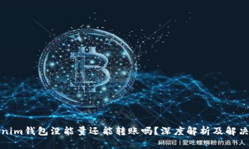 Tokenim钱包没能量还能转账吗？深度解析及解决方案