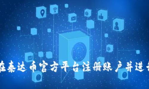 如何在泰达币官方平台注册账户并进行交易